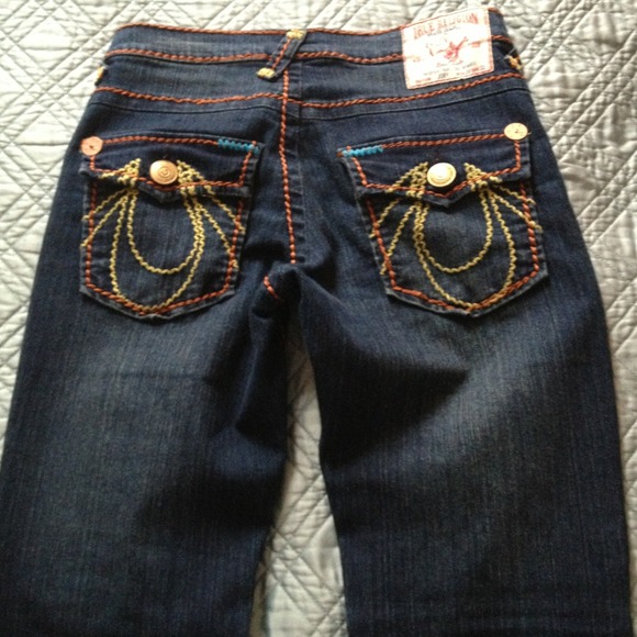 True religion dark blue jeans size 26