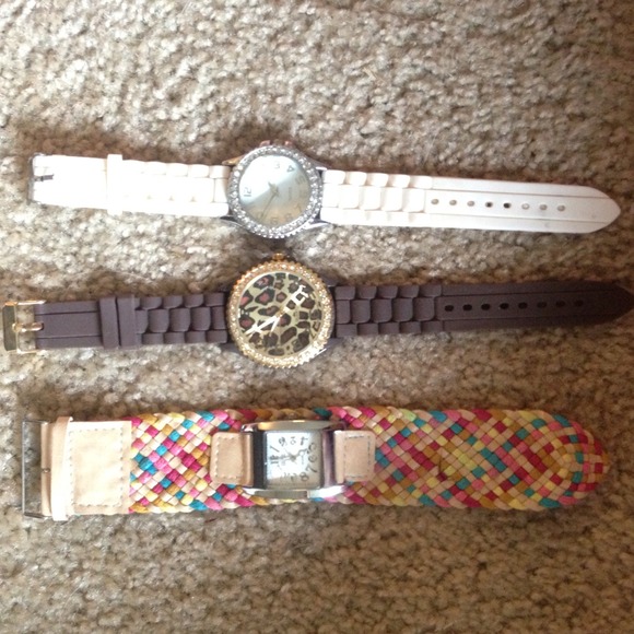 Three watches.