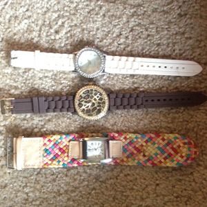 Three watches.
