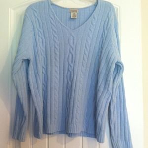 Blue v neck sweater