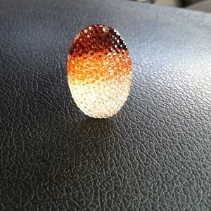 Brown Rhinestone Fashion Ring! 🎀