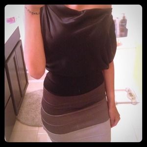 Bebe multiway bodycon dress