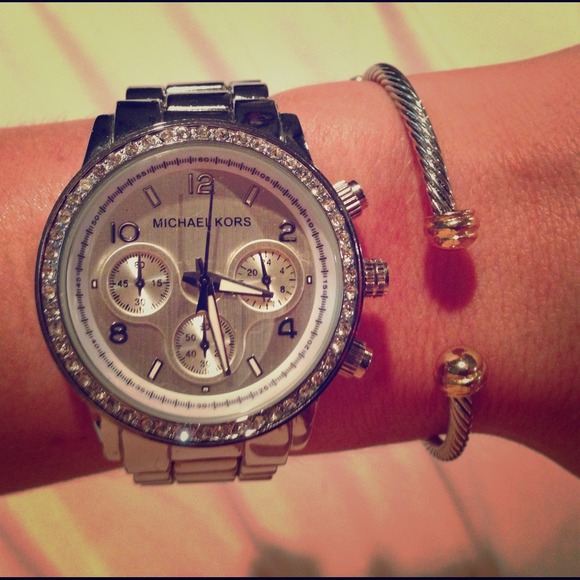 REDUCED!! Michael Kors inspired silver watch