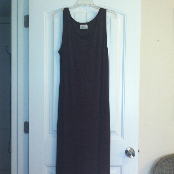 Brown floor length sundress - Picture 1 of 1