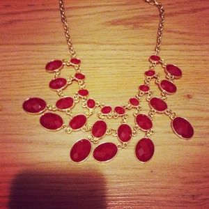 Red and gold necklace