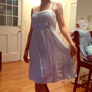 Zara beahy dress size S in blue