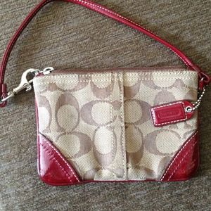 Coach wristlet
