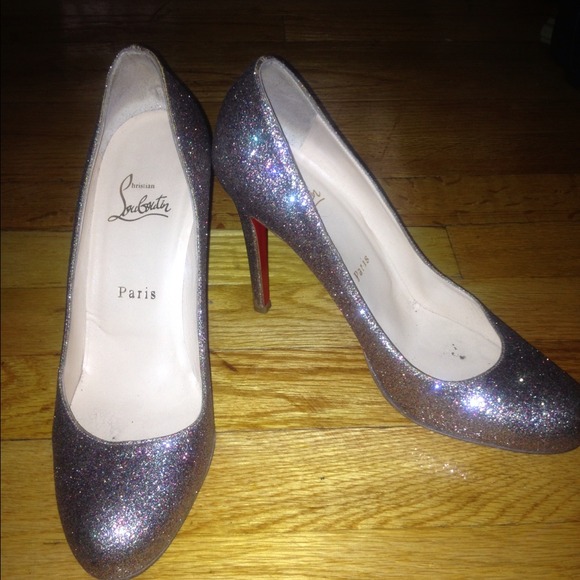 HP! Authentic Christian Louboutin Simple Glitter! - Picture 3 of 3