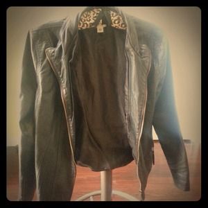 **HOLD**Brown Leather Jacket!