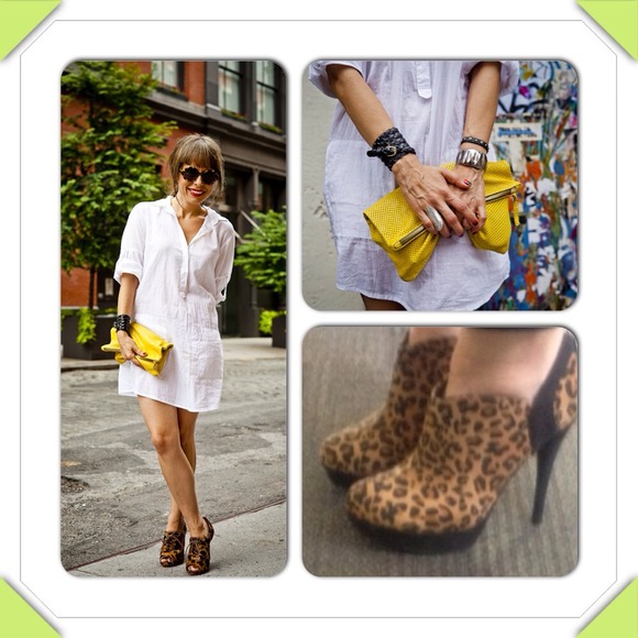 Guess Shoes - NIB Sassy Leopard Print Bootie w/Black Zip