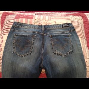 Express rerock jeans, regular, barely worn size 10