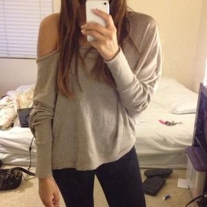 Anf babydoll dress and brandy Melville sweater
