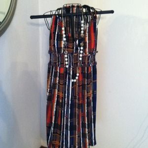 Colorful dress!