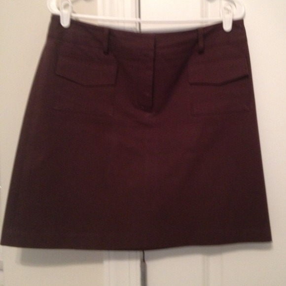 LOFT basic brown skirt.