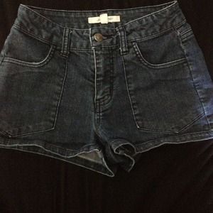 High waisted shorts