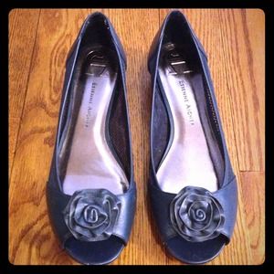 Navy Peep Toe Etienne Aigner Shoes