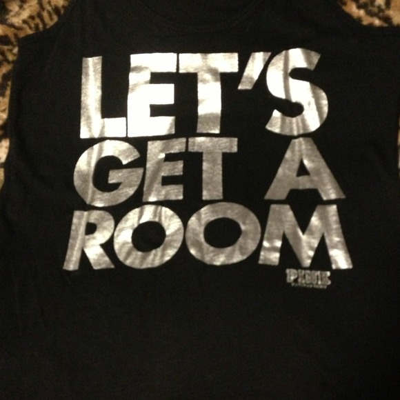 VS Pink racer back tank