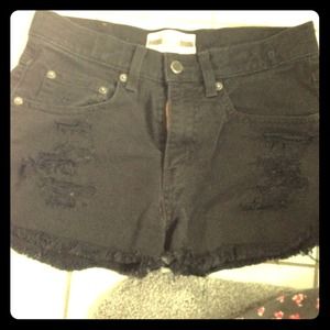 High waisted vintage shorts