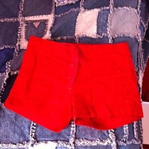 Red shorts