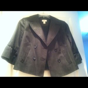 Ann Taylor denim coat!