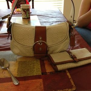 Authentic baige and brown