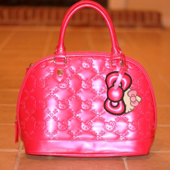 Pink Hello Kitty Embossed Bag