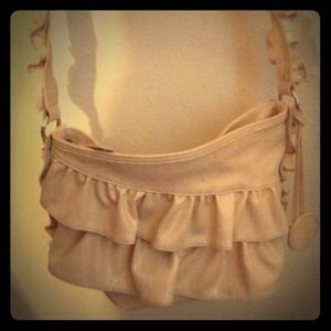 Jessica Simpson Ruffle Shoulder Bag