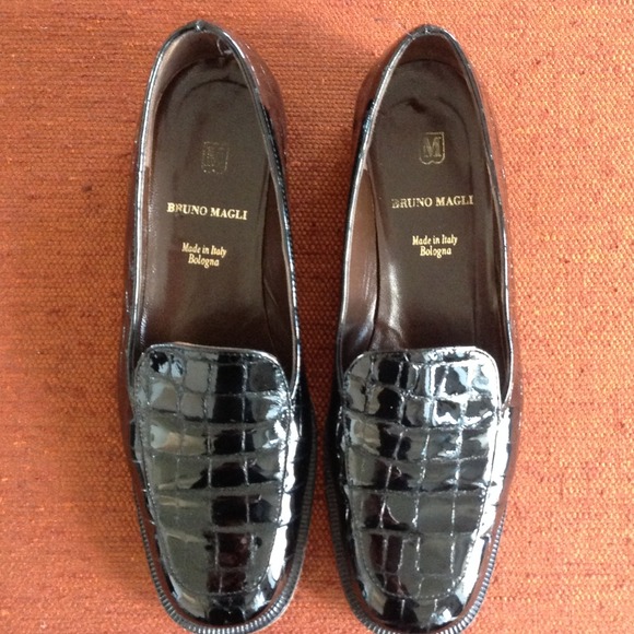 Black Bruno Magli Flats