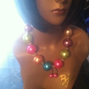 Beautiful large multi-colored pearls.