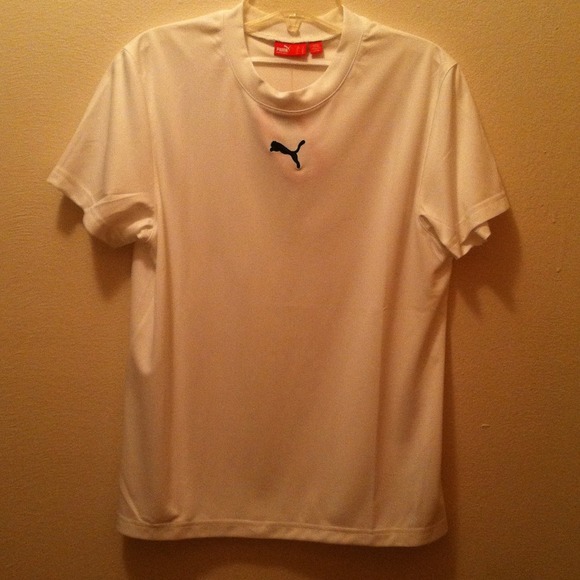 White Puma shirt