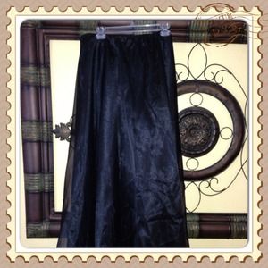 REDUCED! Black organza cocktail skirt