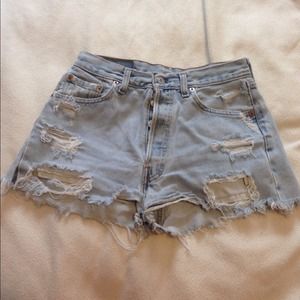 High wasted shorts