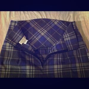 Plaid shirt knee length