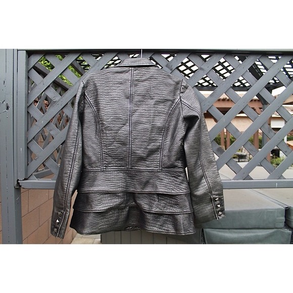 💥REDUCED💥 Studded Leather Jacket - Picture 3 of 4