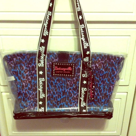 Cheetah print Betsey Johnson purse