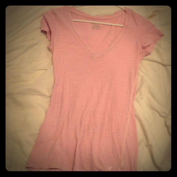 Light pink v neck