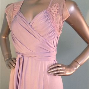 Long Lavender BOHO Dress