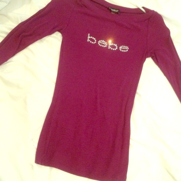 Purple bebe top