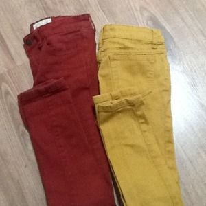 @Mellajade Girls  skinny jeans! F21