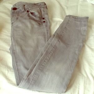 Armani exchange light gray jeans