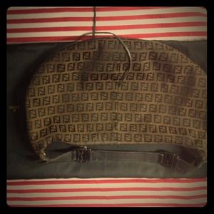 Brown & Black Fendi Monogram Bag - Barely Used