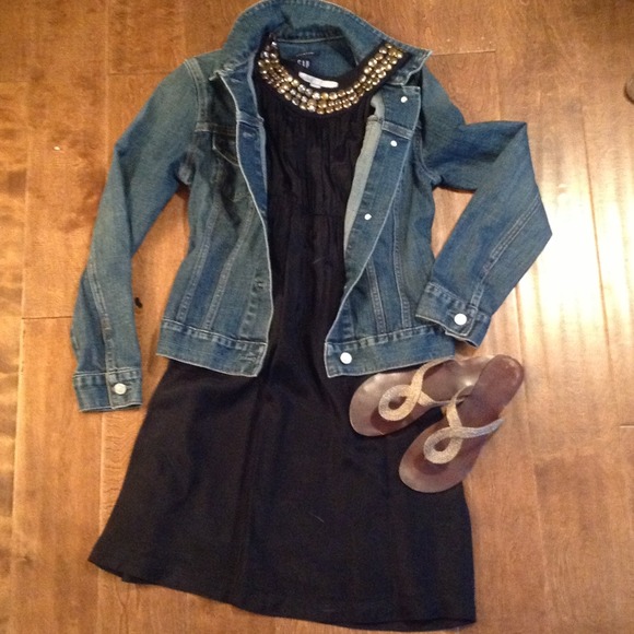 🚫SOLD🚫Black Embellished Grecian-style Dress