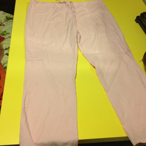Pink scrub bottoms