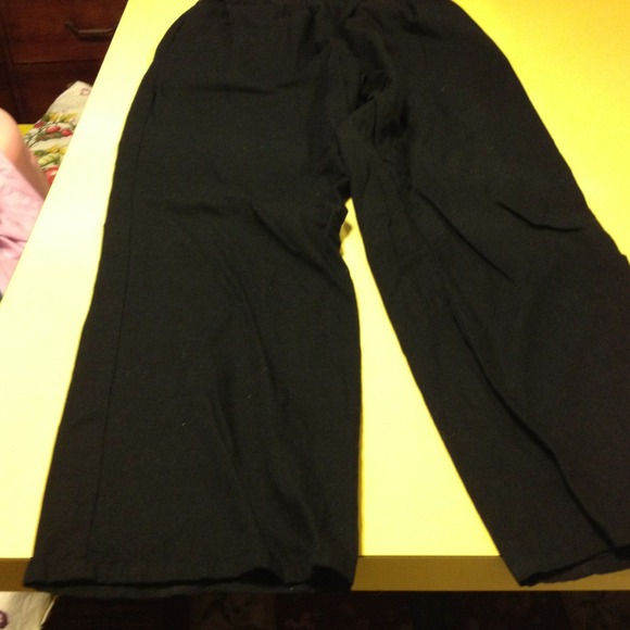 Black scrub pants