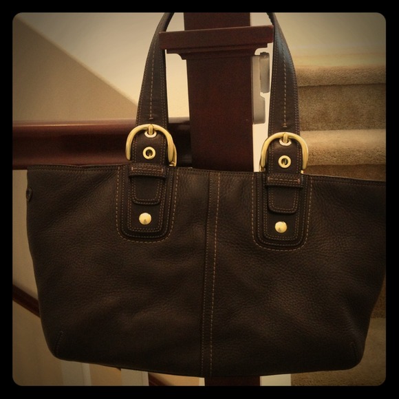 🌸Reserved🌸Authentic genuine leather Coach bag