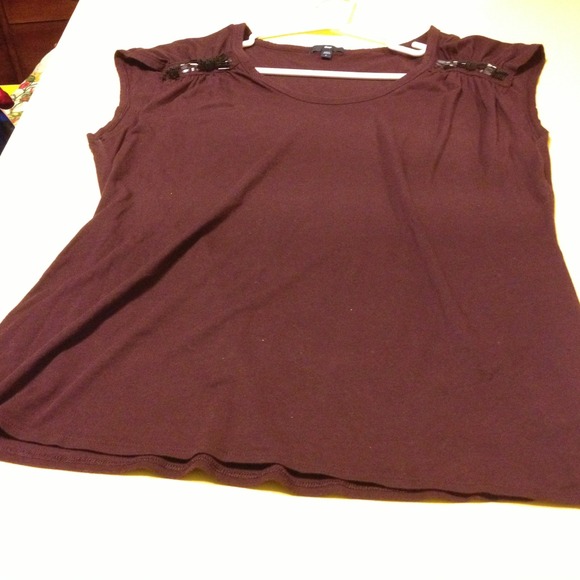 Never worn deep purple top