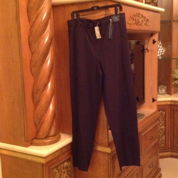 Lane Bryant navy blue pants