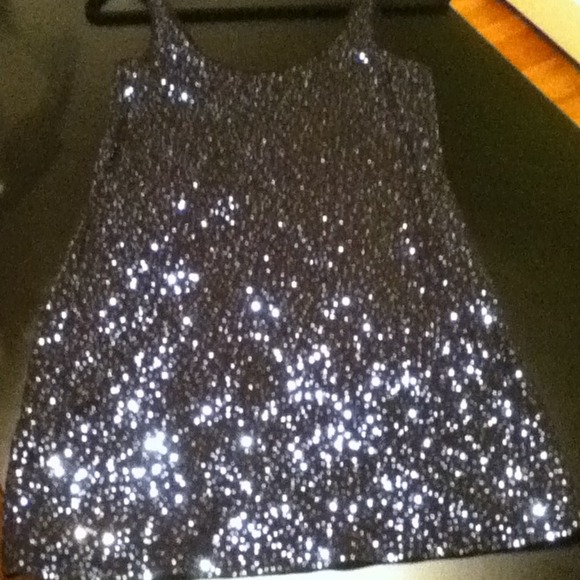 Express Dresses & Skirts - Express sequined tank dress plus shoes