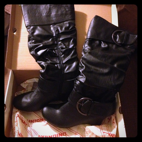 💕Rachel-U unionbay black boots 🌸