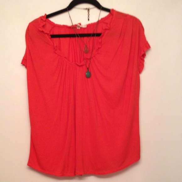 SOLD-Joie soft size medium orange top